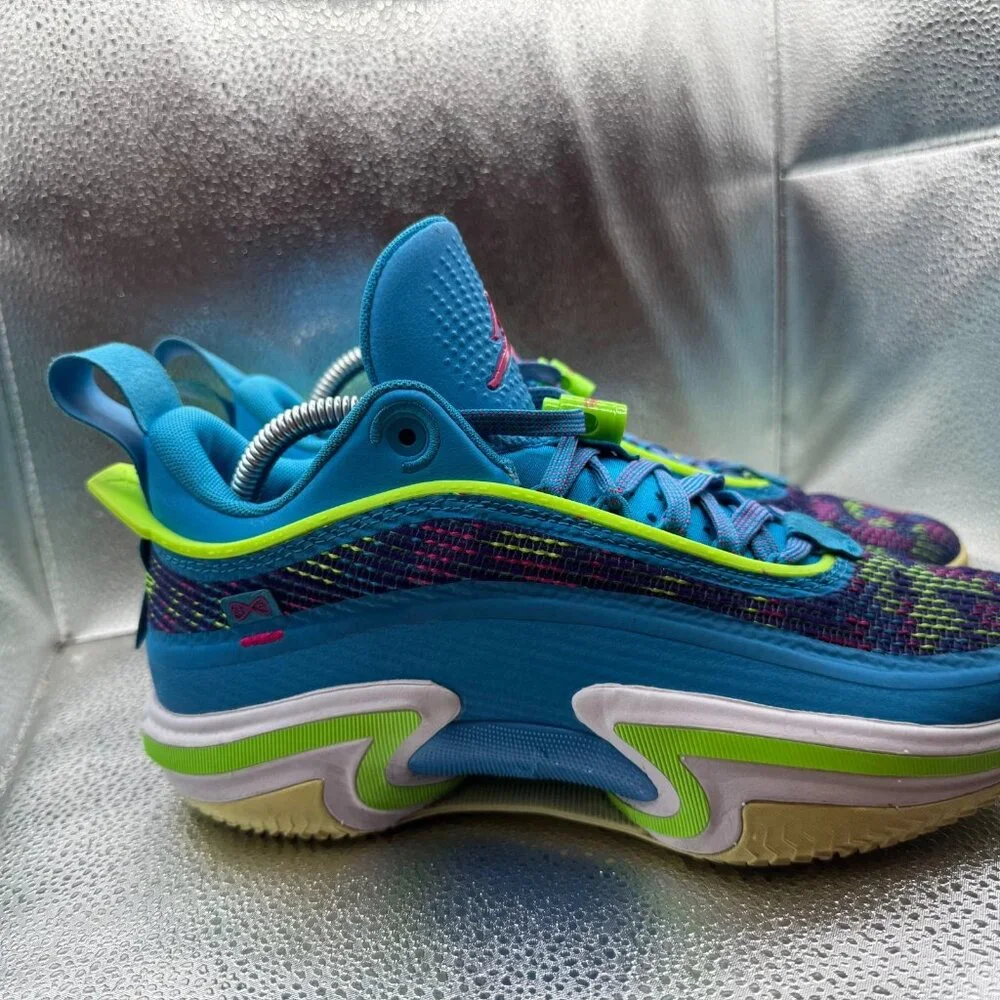 Size 8 Air Jordan 36 Low‎ Luka PF Mens Blue Basketball Shoes DN4195-430